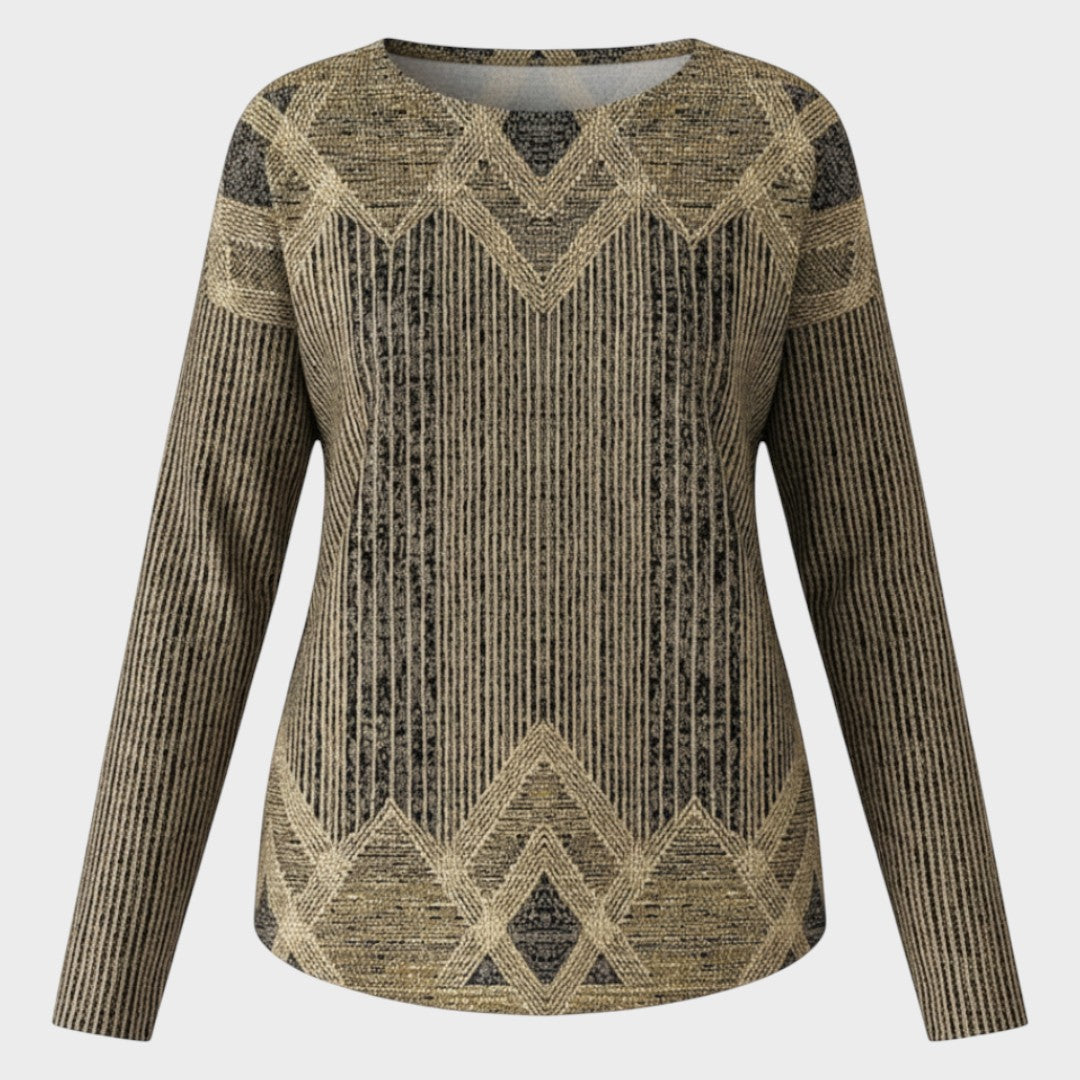 Valentina | Blusa Vintage con Estampado