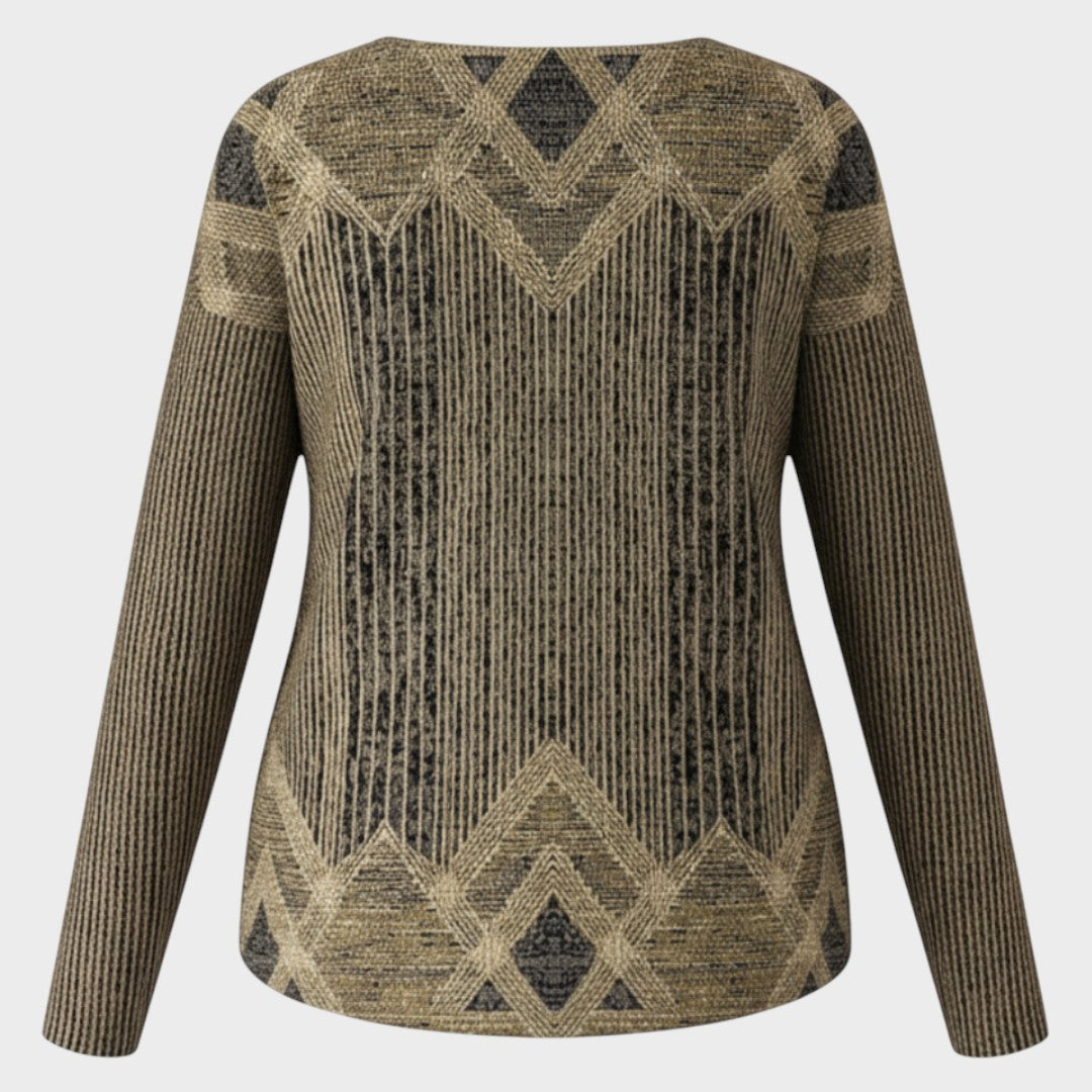 Valentina | Blusa Vintage con Estampado