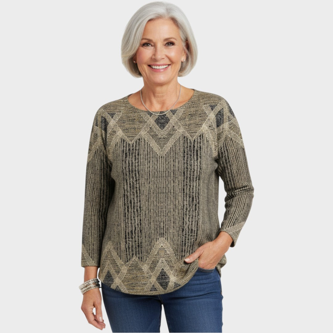 Valentina | Blusa Vintage con Estampado