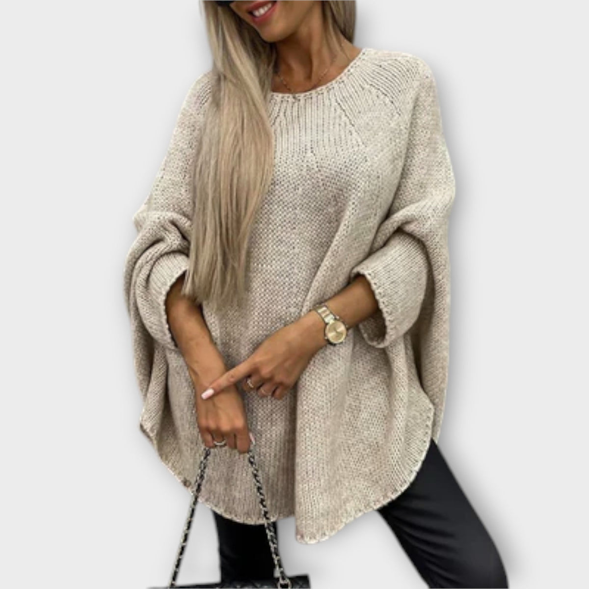 Isabel | Jersey elegante con cuello redondo