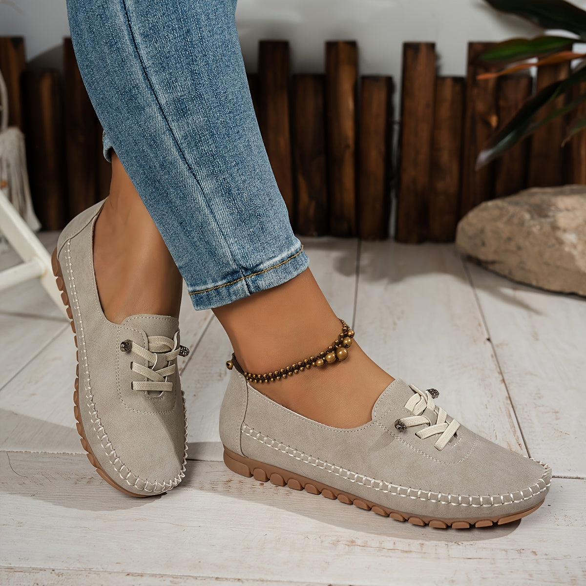 Catarina - Mocasines de Ante