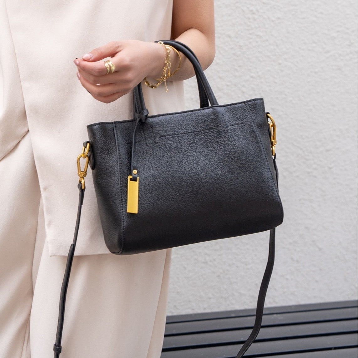 Sofia | Bolsa Clásica de Cuero Auténtico