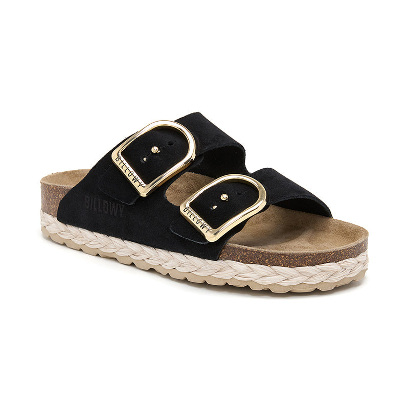 Sandalia Venice negra para mujer