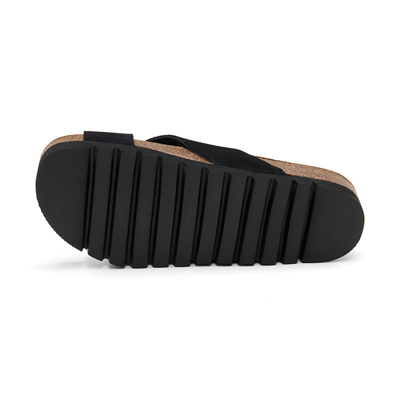 Sandalia Golden Bay Negra para Mujer