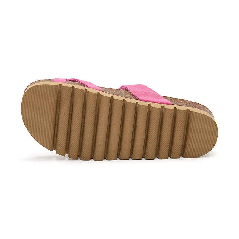 Sandalia Nashville magenta para mujer