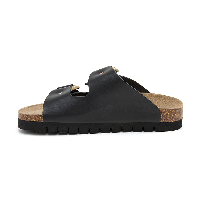 Sandalia Austin Carbon Negra para Mujer