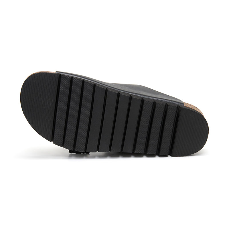 Sandalia Austin Carbon Negra para Mujer