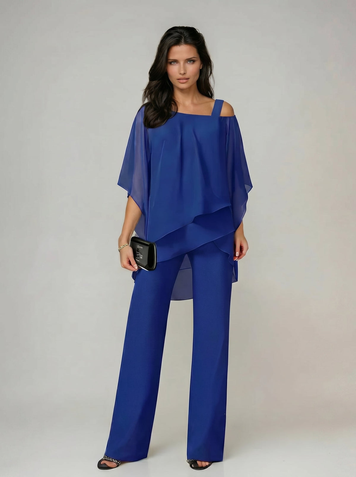 Leticia™ - Conjunto de Capas y Palazzo
