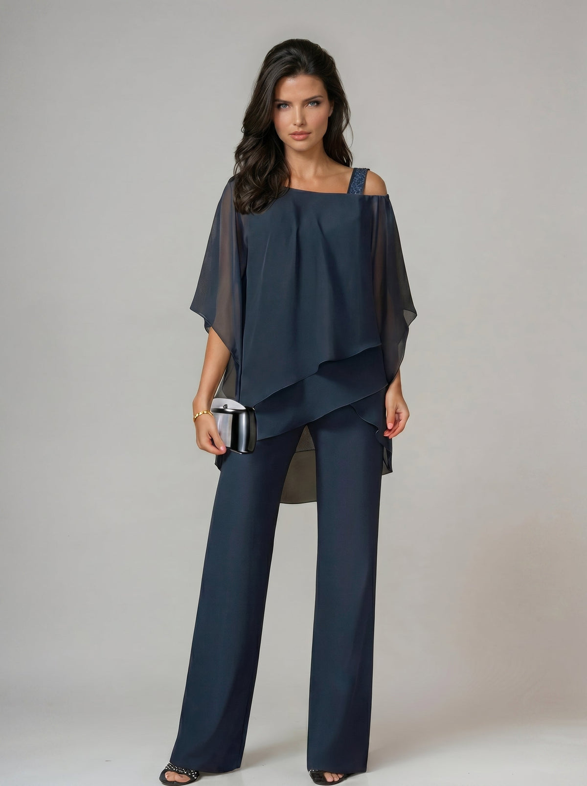 Leticia™ - Conjunto de Capas y Palazzo