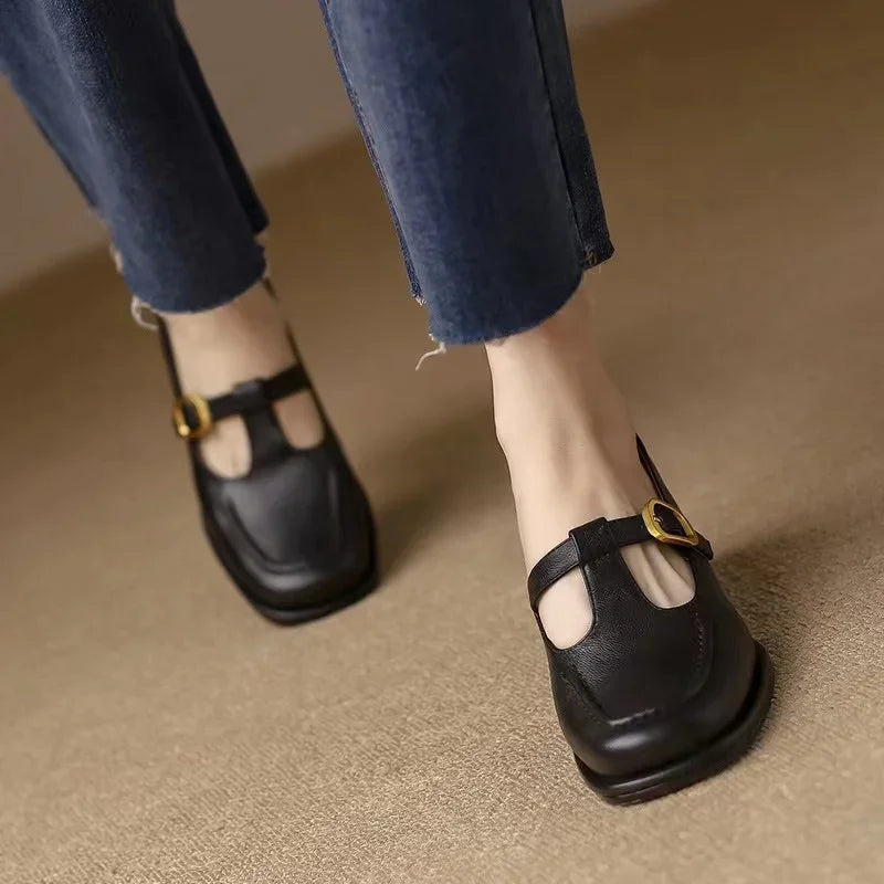 Jimena | Zapatos elegantes con correa en T