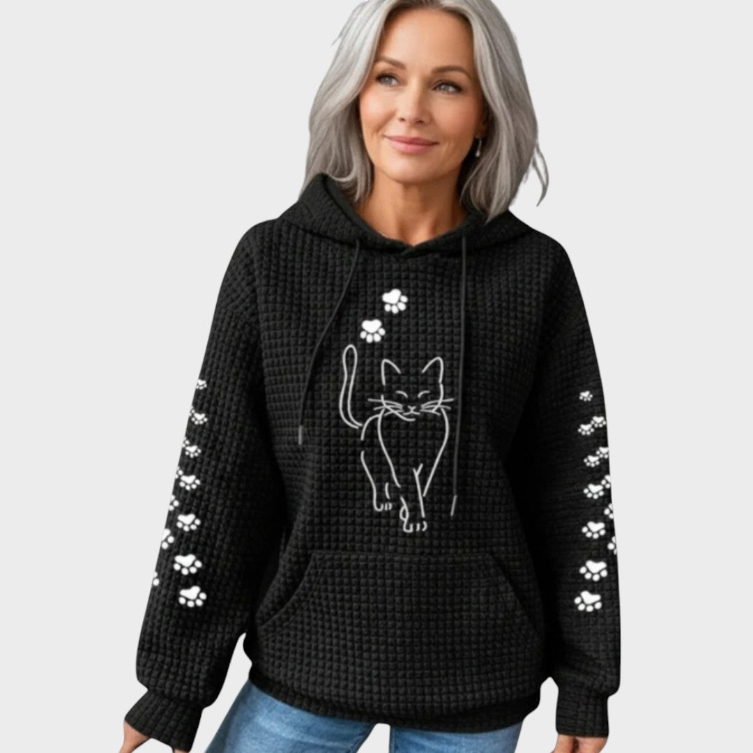 Fernanda | Suéter con Estampado de Gato