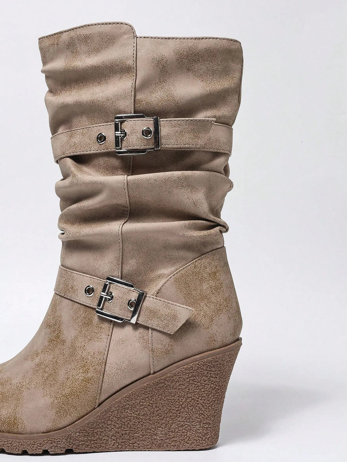 Trindade | Botas Chelsea de cuña con hebilla