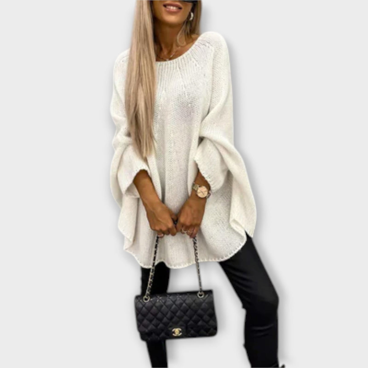 Isabel | Jersey elegante con cuello redondo