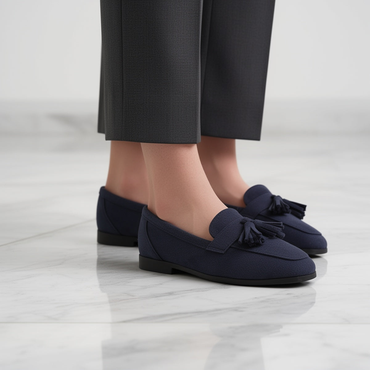 Alicia | Zapato con tacón de bloque y lazo