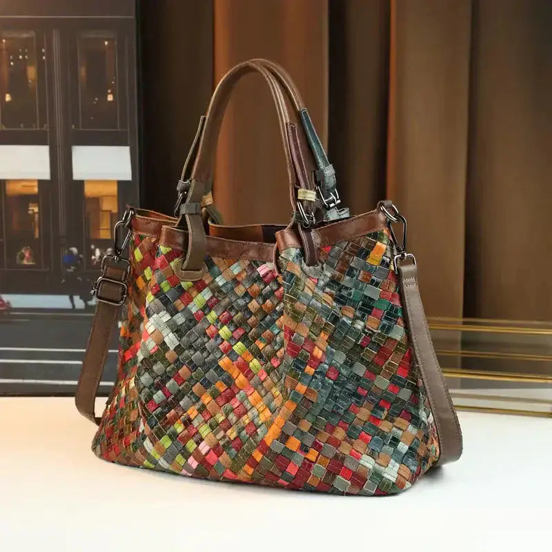Marina | Bolso Tote con Patchwork