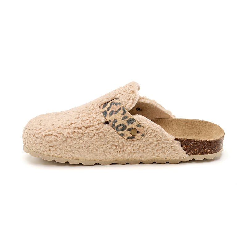 Zueco Beige Mujer