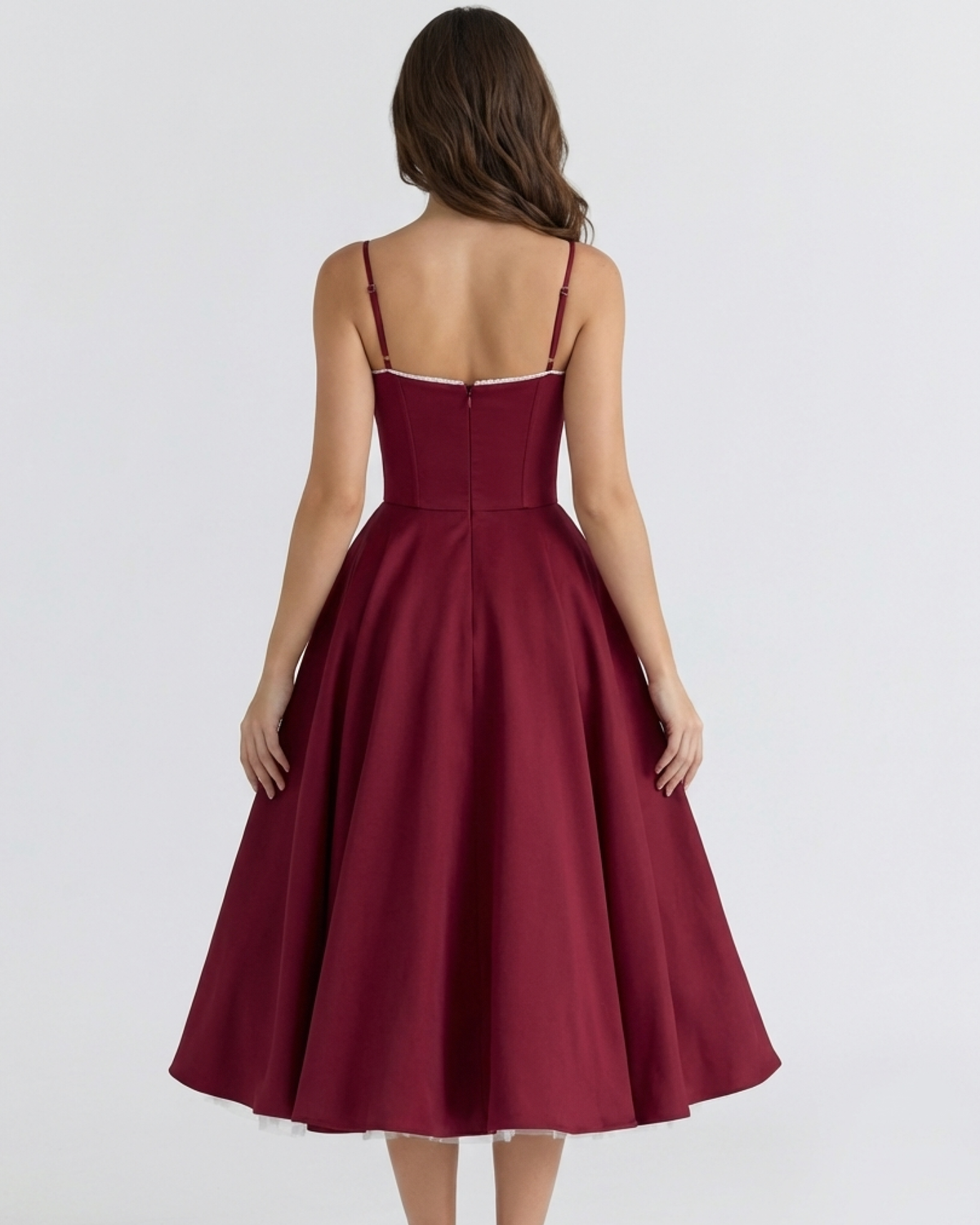 Selene | Falda midi vaporosa