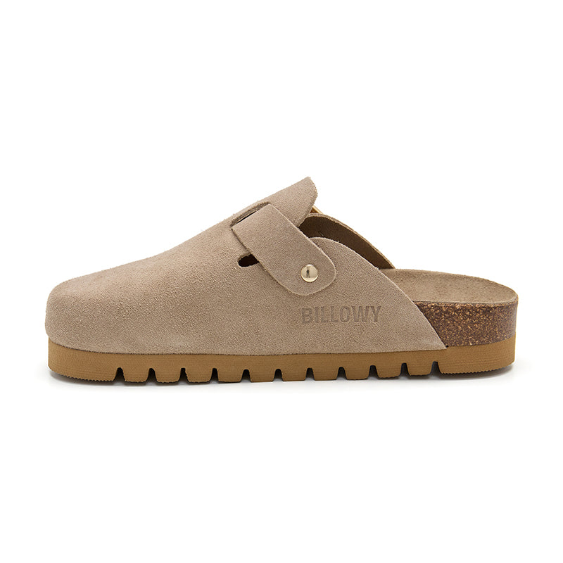 Zueco Dallas Plataforma Arena Beige Mujer
