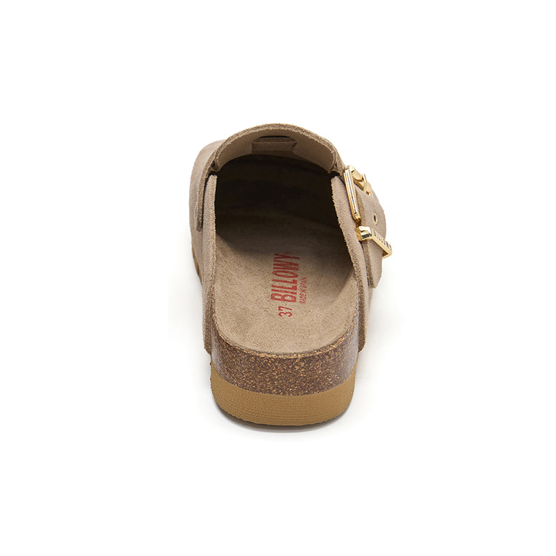 Zueco Dallas Plataforma Arena Beige Mujer