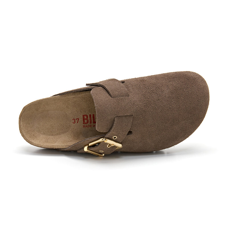 Zueco Dallas Plataforma Cacao Marron Mujer