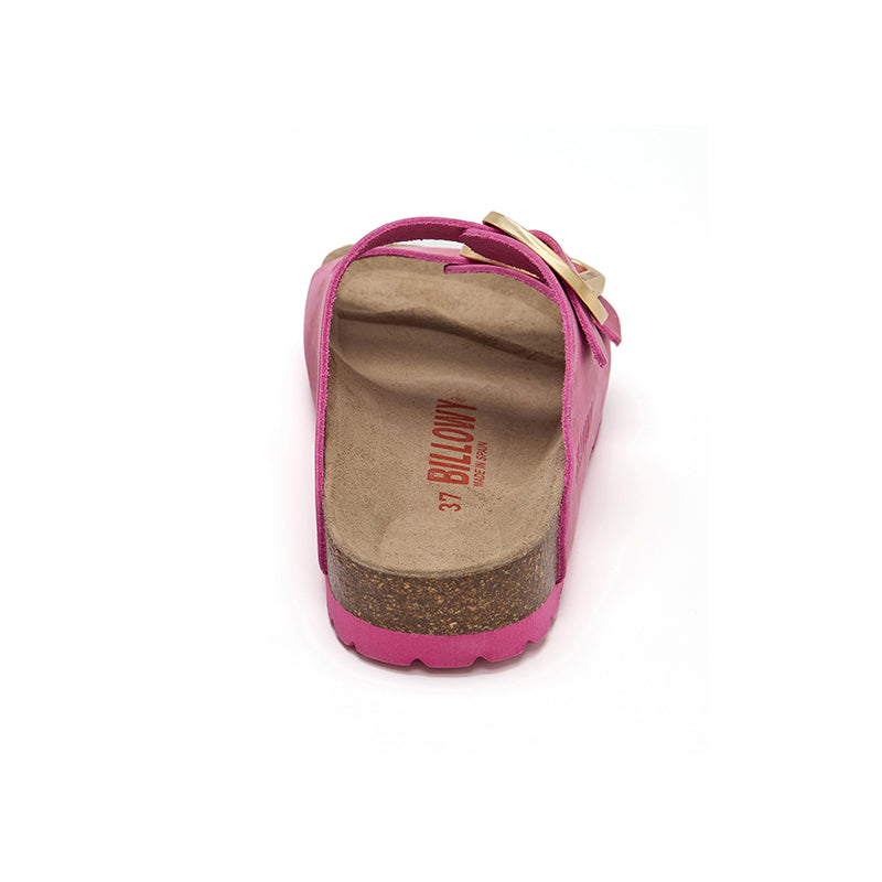 Sandalia Malibú Natural Magenta Fucsia para Mujer