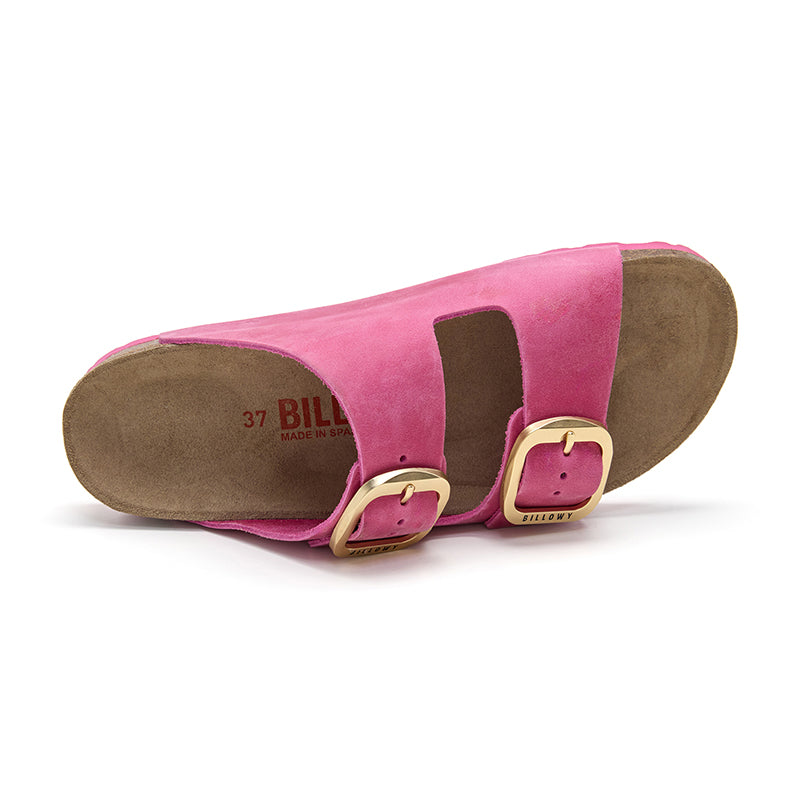 Sandalia Malibú Natural Magenta Fucsia para Mujer