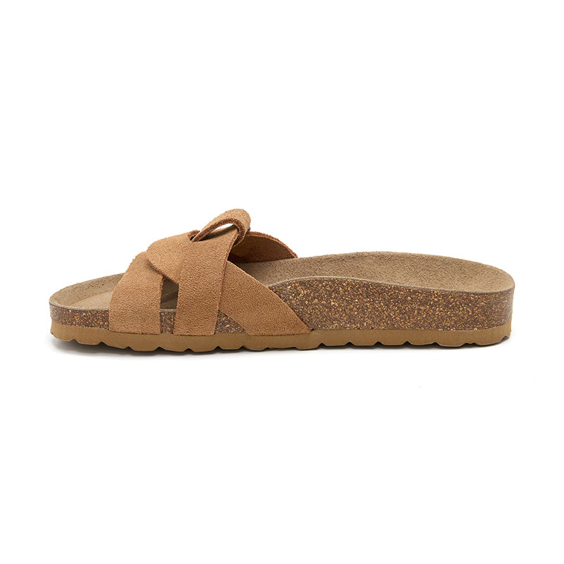 Sandalia Monterey de cuero para mujer