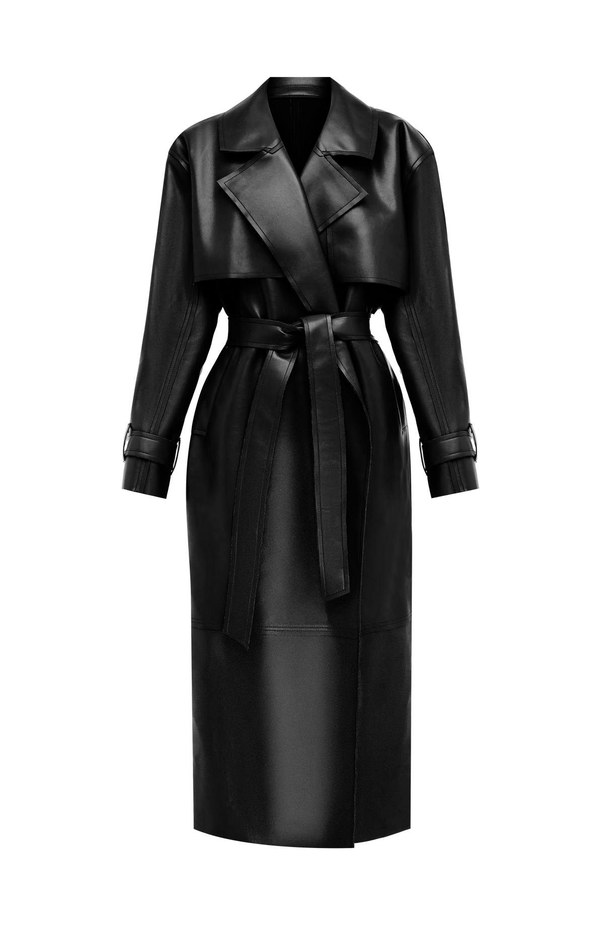 Bárbara™ - Gabardina de Polipiel