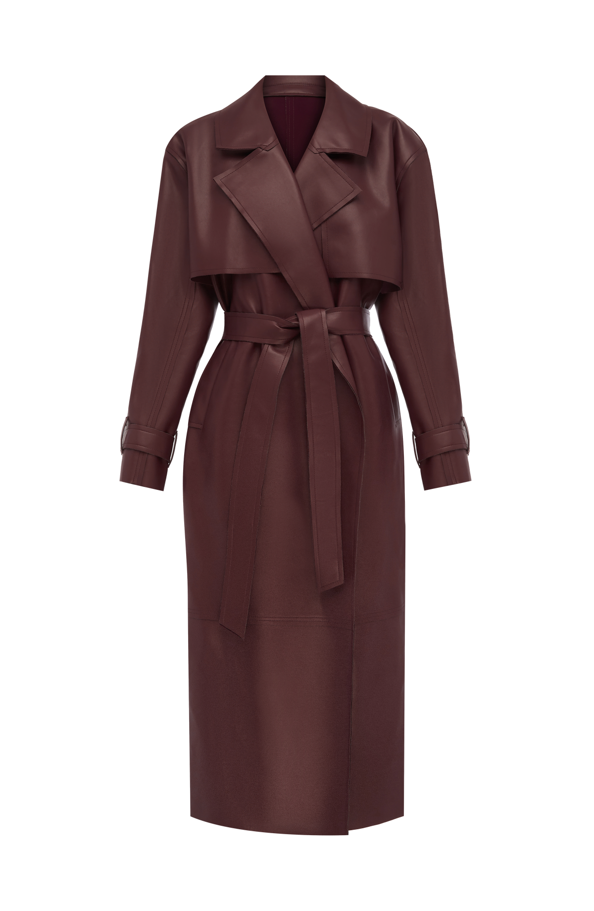 Bárbara™ - Gabardina de Polipiel