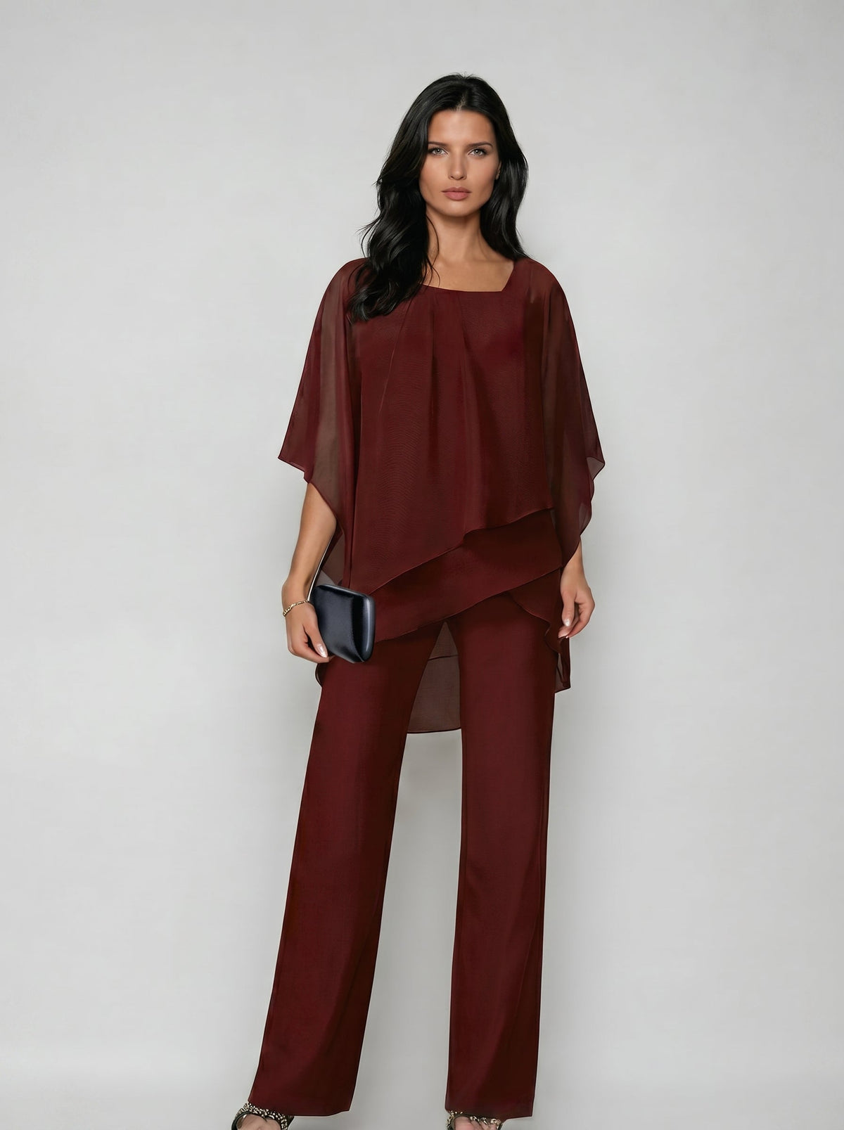 Leticia™ - Conjunto de Capas y Palazzo