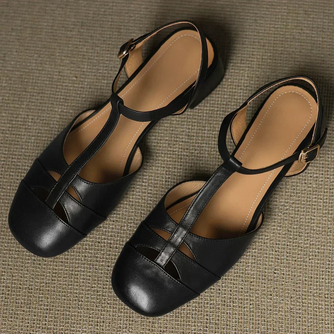 Isabel | Bailarinas de cuero trenzado