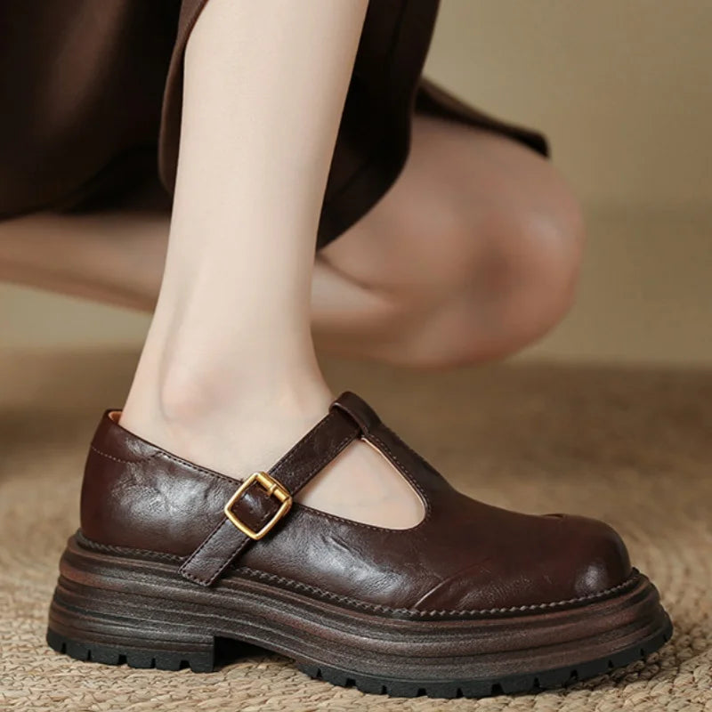 Luna | Zapatos clásicos de tira en T
