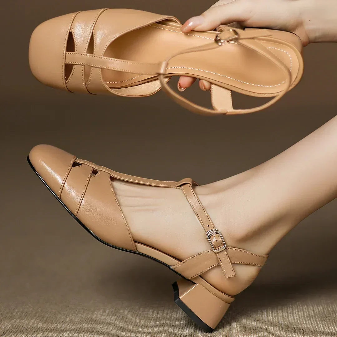 Isabel | Bailarinas de cuero trenzado