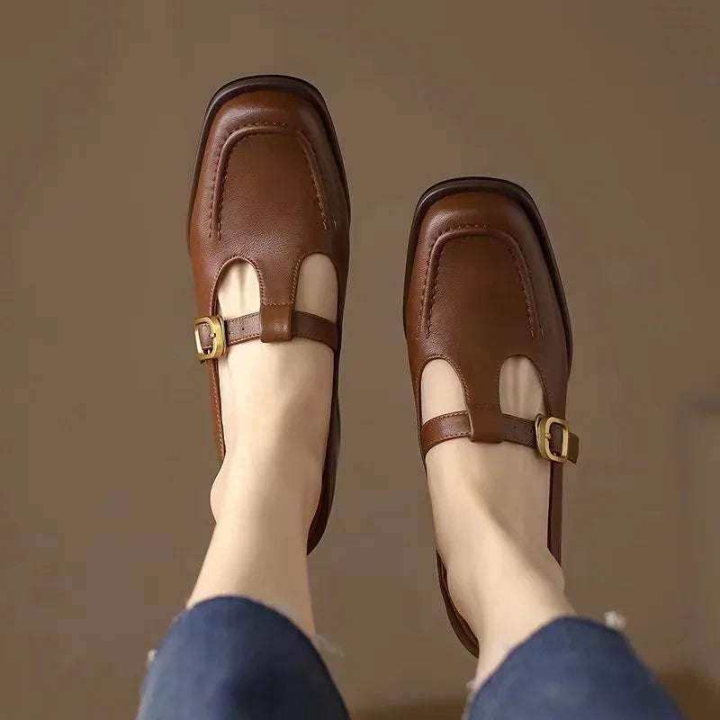 Jimena | Zapatos elegantes con correa en T