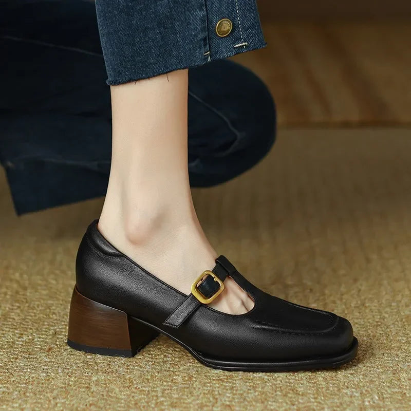 Jimena | Zapatos elegantes con correa en T