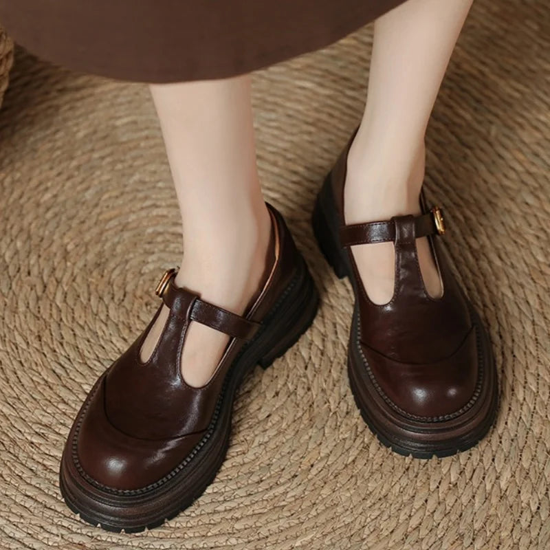 Luna | Zapatos clásicos de tira en T
