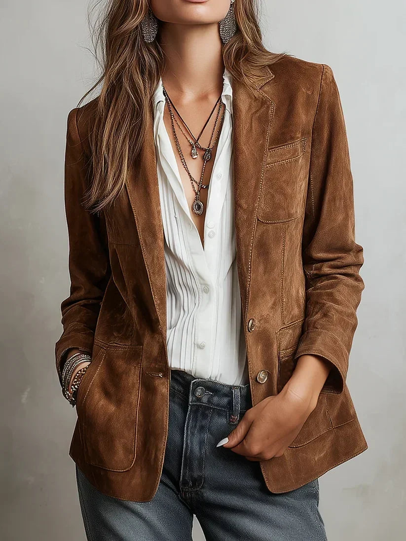 Chaqueta vintage marrón Cristina