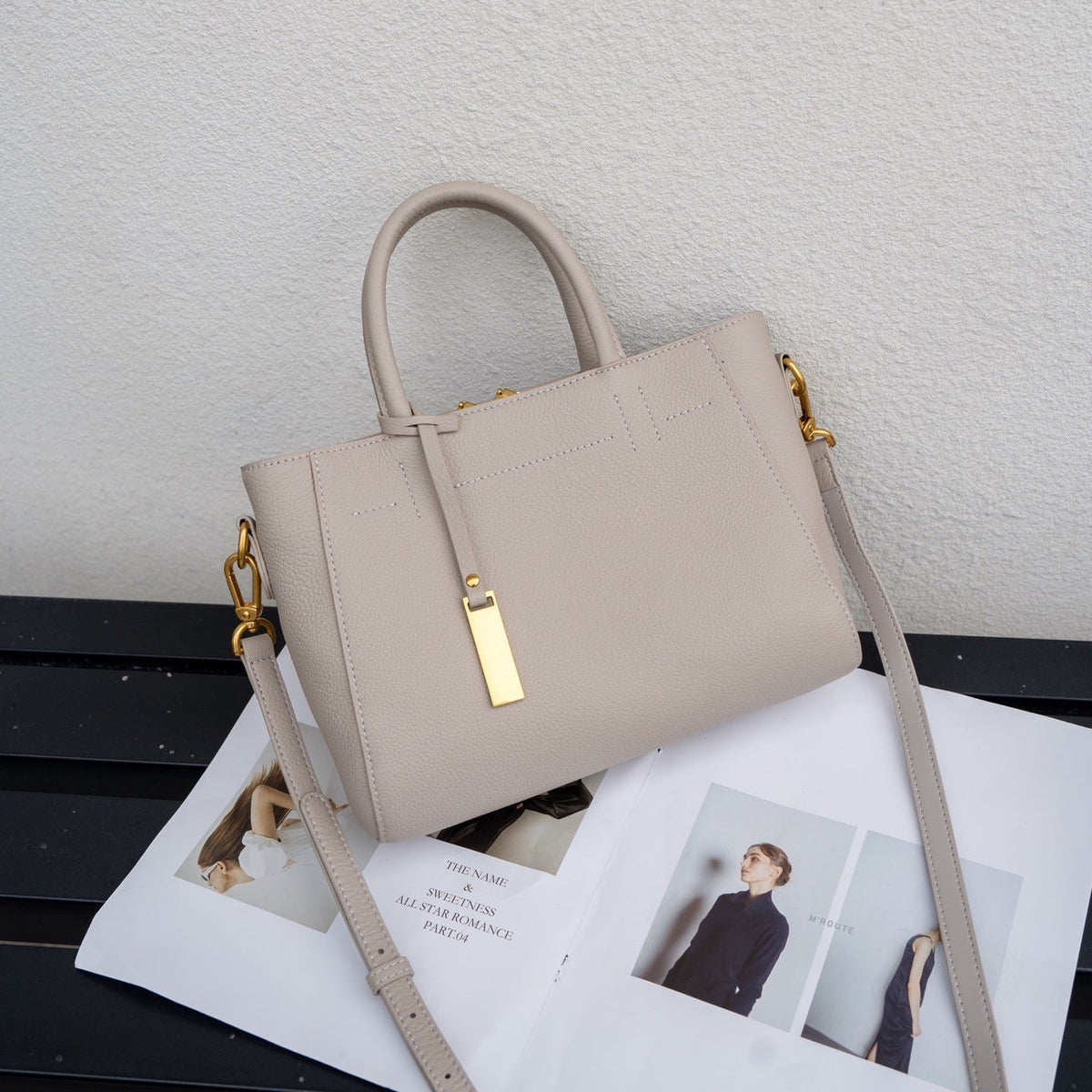 Sofia | Bolsa Clásica de Cuero Auténtico
