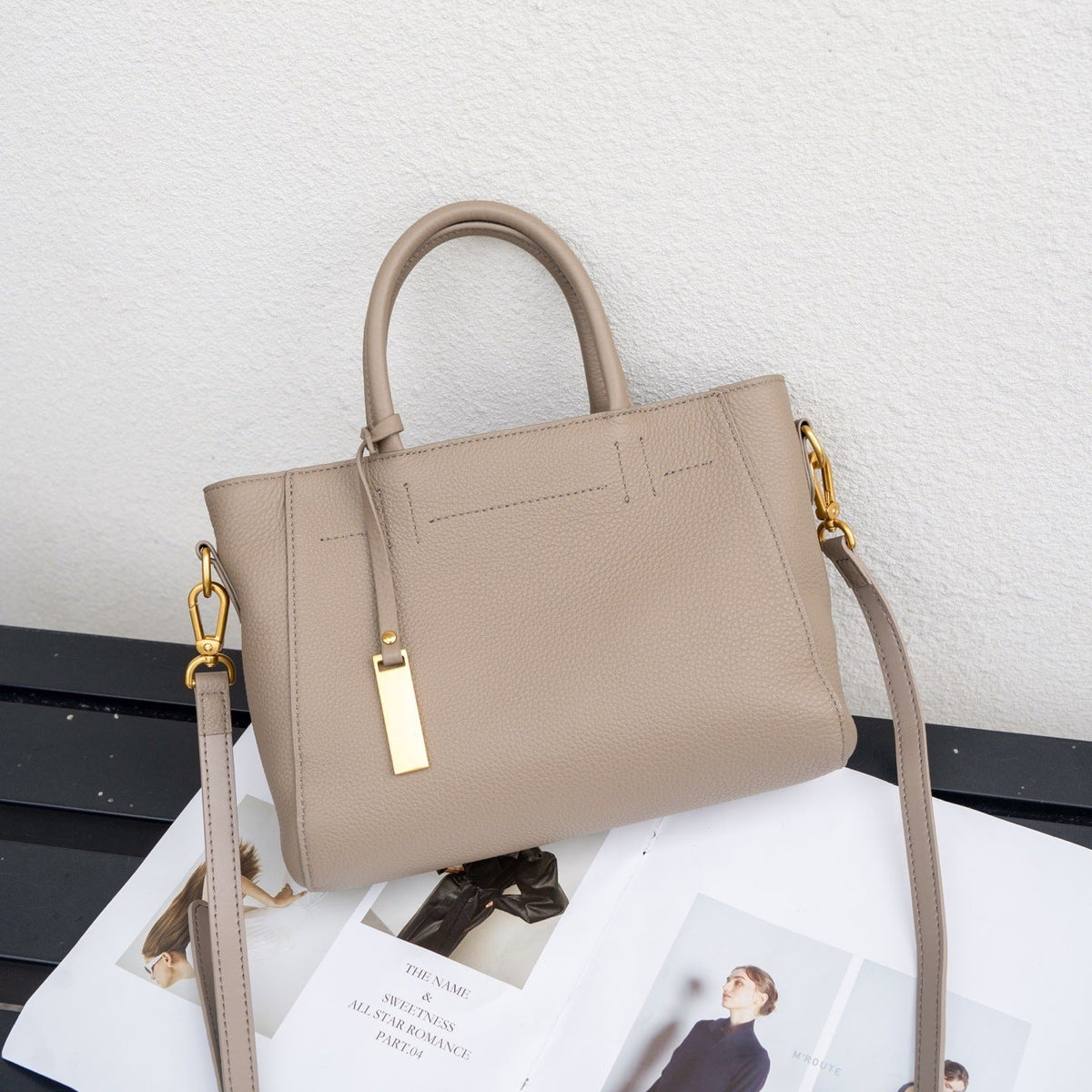 Sofia | Bolsa Clásica de Cuero Auténtico