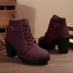 Chloe | Botines elegantes de caña baja con cordones